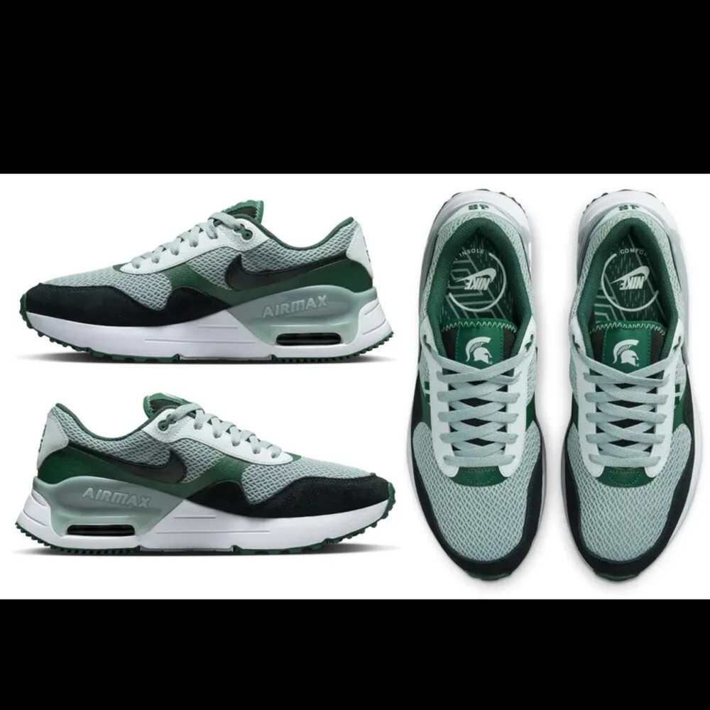 Michigan State Spartans Nike Air Max SYSTM Size 11 mens